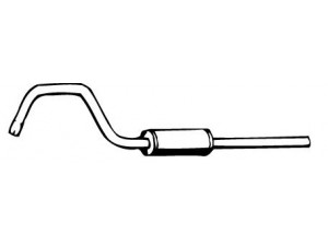 WALKER 02233 galinis duslintuvas 
 Išmetimo sistema -> Duslintuvas
1556163, 1556164, 1571633