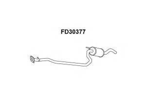 VENEPORTE FD30377 vidurinis duslintuvas 
 Išmetimo sistema -> Duslintuvas
1003546, 1039805, 1054727, 1459362
