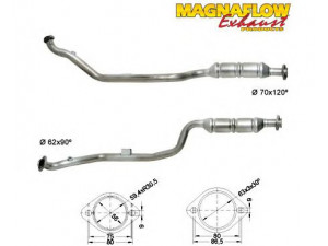 MAGNAFLOW 85058 katalizatoriaus keitiklis 
 Išmetimo sistema -> Katalizatoriaus keitiklis
2104904019