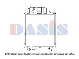 AKS DASIS 440038N radiatorius, variklio aušinimas