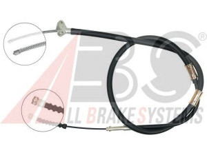 A.B.S. K16078 trosas, stovėjimo stabdys 
 Stabdžių sistema -> Valdymo svirtys/trosai
46420-20290