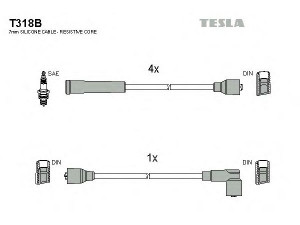 TESLA T318B uždegimo laido komplektas 
 Kibirkšties / kaitinamasis uždegimas -> Uždegimo laidai/jungtys
7700733764