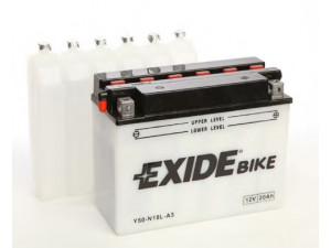 EXIDE Y50-N18L-A3 starterio akumuliatorius; starterio akumuliatorius