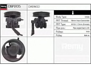 DELCO REMY DSP205 hidraulinis siurblys, vairo sistema 
 Vairavimas -> Vairo pavara/siurblys