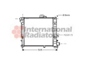 VAN WEZEL 47002019 radiatorius, variklio aušinimas 
 Aušinimo sistema -> Radiatorius/alyvos aušintuvas -> Radiatorius/dalys
9382631