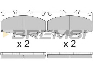 BREMSI BP2623 stabdžių trinkelių rinkinys, diskinis stabdys 
 Techninės priežiūros dalys -> Papildomas remontas
0446535190, 0446535230, 0446560020