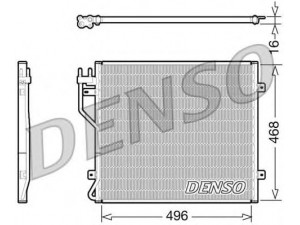 DENSO DCN06010 kondensatorius, oro kondicionierius 
 Oro kondicionavimas -> Kondensatorius
55037465AA