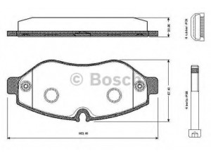 BOSCH 0 986 TB2 948 stabdžių trinkelių rinkinys, diskinis stabdys 
 Techninės priežiūros dalys -> Papildomas remontas
004 420 67 20, 004 420 83 20, 005 420 21 20
