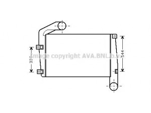 AVA QUALITY COOLING RE4058 tarpinis suslėgto oro aušintuvas, kompresorius
5010494010