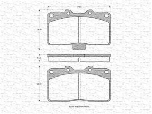 MAGNETI MARELLI 363702160841 stabdžių trinkelių rinkinys, diskinis stabdys
MB857259, MB928035, MB857259, MB928035