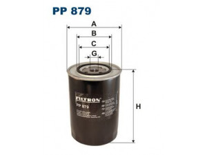 FILTRON PP879 kuro filtras
1901605, 1909103, 1909119, 4613310