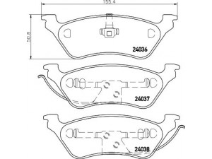 HELLA PAGID 8DB 355 011-061 stabdžių trinkelių rinkinys, diskinis stabdys 
 Techninės priežiūros dalys -> Papildomas remontas
05014036AA, 5014036AA, 5019805AA