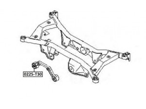 ASVA 0225-T30 vikšro valdymo svirtis 
 Ašies montavimas/vairavimo mechanizmas/ratai -> Valdymo svirtis/pasukamosios svirties sujungimas -> Vairo trauklės (valdymo svirtis, išilginis balansyras, diago
55419-8H501