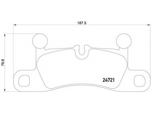 BREMBO P 65 027 stabdžių trinkelių rinkinys, diskinis stabdys 
 Techninės priežiūros dalys -> Papildomas remontas
95835293900, 95835293970, 7P0698451
