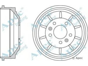 APEC braking DRM9962 stabdžių būgnas 
 Stabdžių sistema -> Būgninis stabdys -> Stabdžių būgnas
4247.51