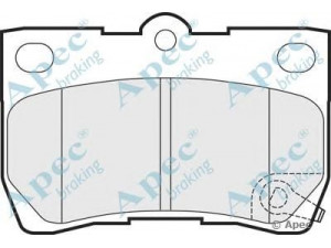 APEC braking PAD1482 stabdžių trinkelių rinkinys, diskinis stabdys 
 Techninės priežiūros dalys -> Papildomas remontas
0446622190, 04466-22190, 0446622190