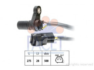 FACET 9.0374 RPM jutiklis, automatinė transmisija 
 Transmisija -> Automatinė pavarų dėžė -> Jutiklis
30613400