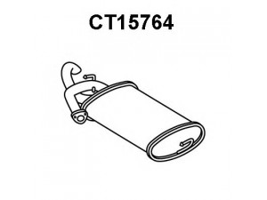 VENEPORTE CT15764 galinis duslintuvas 
 Išmetimo sistema -> Duslintuvas
1607715680
