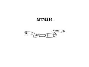 VENEPORTE MT75214 vidurinis duslintuvas 
 Išmetimo sistema -> Duslintuvas
MB957940, MR258145