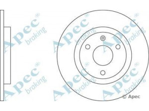 APEC braking DSK584 stabdžių diskas 
 Dviratė transporto priemonės -> Stabdžių sistema -> Stabdžių diskai / priedai
95017878, 95659622, 95669226, 96017878