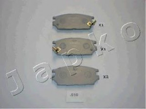 JAPKO 51510 stabdžių trinkelių rinkinys, diskinis stabdys 
 Techninės priežiūros dalys -> Papildomas remontas
MN102625, MR129434, MZ690341