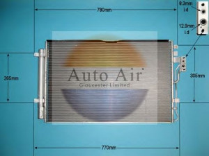 AUTO AIR GLOUCESTER 16-9968 kondensatorius, oro kondicionierius 
 Oro kondicionavimas -> Kondensatorius
976062P500