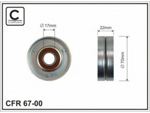 CAFFARO 67-00 kreipiantysis skriemulys, V formos rumbuotas diržas 
 Diržinė pavara -> V formos rumbuotas diržas/komplektas -> Laisvasis/kreipiamasis skriemulys
0 4723 298, 4723298, PQR 10013