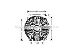 AVA QUALITY COOLING SZ7505 ventiliatorius, radiatoriaus 
 Aušinimo sistema -> Radiatoriaus ventiliatorius
9556063G40