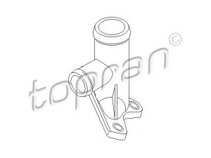 TOPRAN 100 260 aušinimo skysčio jungė 
 Aušinimo sistema -> Žarnelės/vamzdeliai/sujungimai -> Jungės
027 121 133E, 027 121 133E