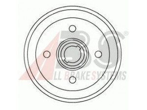 A.B.S. 5125-S stabdžių būgnas 
 Stabdžių sistema -> Būgninis stabdys -> Stabdžių būgnas
418117, 90007526, 90135504