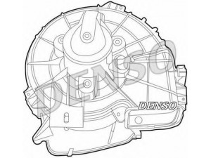 DENSO DEA20004 vidaus pūtiklis 
 Šildymas / vėdinimas -> Orpūtė/dalys
1845202