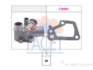 FACET 7.8125 termostatas, aušinimo skystis 
 Aušinimo sistema -> Termostatas/tarpiklis -> Thermostat
5999818, 7589824, 7625346, 7625347
