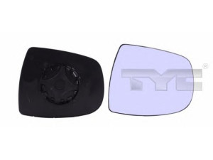 TYC 325-0076-1 veidrodėlio stiklas, išorinis veidrodėlis 
 Kėbulas -> Keleivių kabina -> Veidrodėlis
4408323, 7701050267