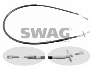 SWAG 10 90 9500 trosas, stovėjimo stabdys 
 Stabdžių sistema -> Valdymo svirtys/trosai
667 420 46 85
