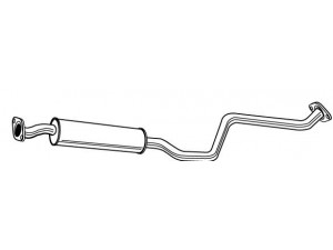 WALKER 22630 vidurinis duslintuvas 
 Išmetimo sistema -> Duslintuvas
FP6740300A