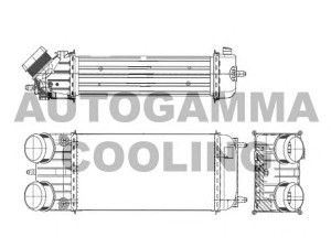 AUTOGAMMA 105896 tarpinis suslėgto oro aušintuvas, kompresorius