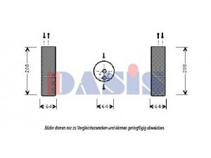 AKS DASIS 800211N džiovintuvas, oro kondicionierius 
 Oro kondicionavimas -> Džiovintuvas
2208300083, A2208300083