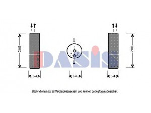 AKS DASIS 800211N džiovintuvas, oro kondicionierius 
 Oro kondicionavimas -> Džiovintuvas
2208300083, A2208300083