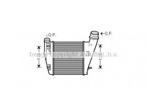 AVA QUALITY COOLING RT4552 tarpinis suslėgto oro aušintuvas, kompresorius 
 Variklis -> Oro tiekimas -> Įkrovos agregatas (turbo/superįkrova) -> Tarpinis suslėgto oro aušintuvas
144613211R