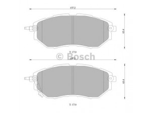 BOSCH 0 986 AB1 473 stabdžių trinkelių rinkinys, diskinis stabdys 
 Techninės priežiūros dalys -> Papildomas remontas
26296 AG000, 26296 AG030, 26296 AG050