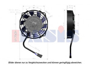 AKS DASIS 870308N ventiliatorius, radiatoriaus