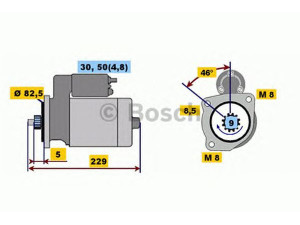 BOSCH 0 001 107 094 starteris