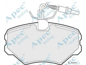 APEC braking PAD872 stabdžių trinkelių rinkinys, diskinis stabdys 
 Techninės priežiūros dalys -> Papildomas remontas
425098