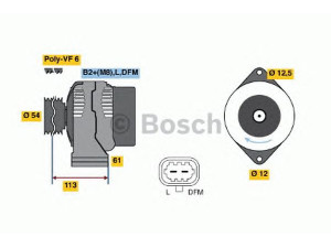 BOSCH 0 124 425 058 kintamosios srovės generatorius
13229991, 93191921, 93191921, 93191921