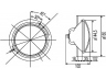 HELLA 1A3 003 370-047 priekinis žibintas
432 6362, 432 6362KZ1030-49