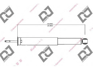 DJ PARTS DS1438GT amortizatorius 
 Pakaba -> Amortizatorius
4000675, 4000998, 4001004, 4199410