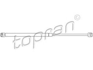 TOPRAN 700 707 dujinė spyruoklė, bagažinė 
 Priedai -> Bagažinė/pakrovimo skyrius
6025 300 735