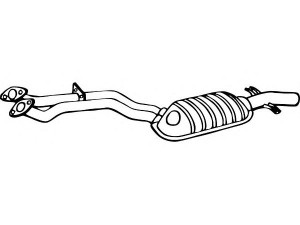 FENNO P1573 priekinis duslintuvas 
 Išmetimo sistema -> Duslintuvas
18301437600