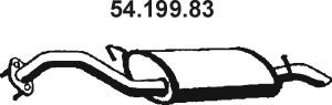 EBERSPÄCHER 54.199.83 galinis duslintuvas 
 Išmetimo sistema -> Duslintuvas
OK34W 40 100B