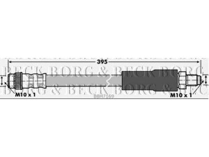 BORG & BECK BBH7169 stabdžių žarnelė 
 Stabdžių sistema -> Stabdžių žarnelės
7700845510